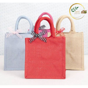 Bolsa de regalo de yute ecológica, venta al por mayor, diseño personalizado, atractivo, bajo precio de mercado para clientes de todo el mundo - Product Image 2