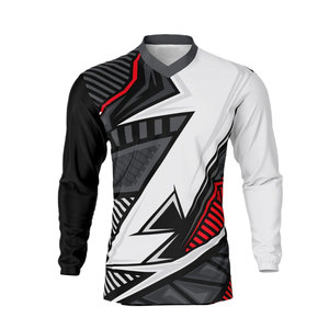 Jersey de Motocross Personalizado al por Mayor, Transpirable, de Secado Rápido, para Carreras Todoterreno, Jersey de Motocross OEM - Product Image 1