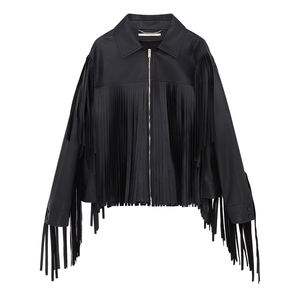 Street Style Suede Tassel Veste Vintage Western Outerwear - Product Image 1