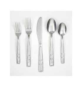 Magnifique ensemble de couverts en acier inoxydable – Qualité supérieure, ustensiles de cuisine écologiques pour les fêtes - Product Image 1