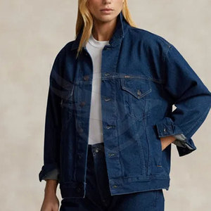 Dernière conception Veste jean unisexe fabriquée au Pakistan Street Wear Veste jean unisexe de haute qualité pour la vente en ligne - Product Image 5