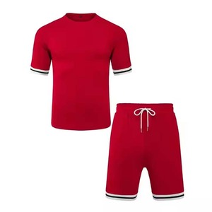 2025 Custom Logo Casual Sweat Suit Men Jogger <b>Sets</b> Private Label Summer Breathable OEM - Product Image 5