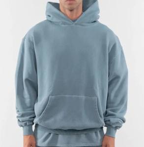 เสื้อสเวตเตอร์สวมหัวแบบสวมหัวเสื้อมีฮู้ดผ้าคอตตอนขนาดใหญ่พิเศษสำหรับผู้ชายโลโก้ออกแบบได้ตามต้องการ - Product Image 6