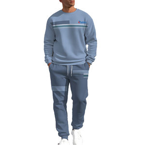 ชุดวอร์มผู้ชายสุดฮิต คุณภาพสูง ระบายอากาศได้ดี ลายพิมพ์แบบซับลิเมชั่น เสื้อผ้าออกกำลังกาย ชุดฮู้ดดี้ไซส์ใหญ่ - Product Image 1