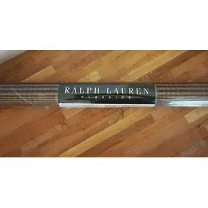 Para Ralph Lauren Classics, cuadros marrones a cuadros, papel tapiz de doble rollo, rayas geométricas modernas, PVC, resistente al agua para nuevo stock antiguo - Product Image 1