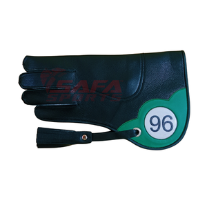 Vente en gros de gants de fauconnerie 30cm personnalisables en cuir de qualité supérieure de style arabe avec numérotation logo imprimé pour la chasse - Product Image 1