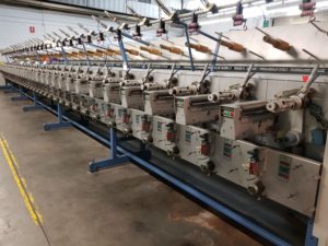 Bobine cylindrique Fadis Rpv-r, machine à enroulement manuel, précision de croisement, 36 broches, 700 m/min, 15 kW pour viscose, nylon, polyester - Product Image 2
