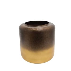 Florero decorativo de Metal para el hogar, florero de hierro para mesa, color madera de melocotón, estilo clásico, personalizado a granel - Product Image 4