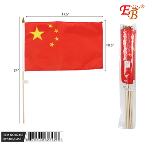 480 pezzi 12 \ "X18 \" bandiera cinese personalizzata 40DZ/CS bandiera e stampa digitale in raso e Nylon e poliestere bandiera e bandiera per auto arcobaleno" - Product Image 1