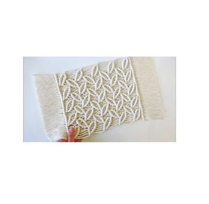 Decoration Kitchen Dining <b>Heat</b> Resistant Round Placemats Boho Macrame Woven Tassel Print Table Mats Pad Non-Slip Placemat - Product Image 1