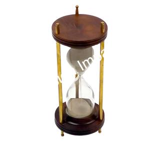 Limites durée compteur Instrument blanc sable verre horloge décorative cadeaux personnalisé 10 mins 30 Mins sablier et sablier - Product Image 1