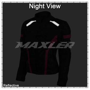 Veste de moto d'été homologuée CE pour homme avec panneaux en maille respirante, doublure imperméable détachable et légère - Product Image 5