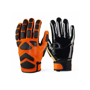 Gants de football rembourrés pour joueurs de ligne 2026 Gants de football à performance super adhérente Vente directe de la marque d'usine Gants de football américain - Product Image 2