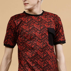 Camisa de Jersey y conjunto corto de talla grande para hombre a precio de fábrica, ropa de calle de verano, aspecto informal estampado para exteriores, diseño sencillo y liso - Product Image 4