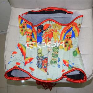 Corset de costume imprimé arc-en-ciel - Product Image 3