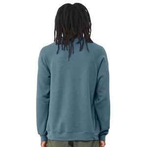 Bella Canvas Unisex Sponge Fleece Crewneck Raglan 100% Cotton Sweatshirt - Product Image 4