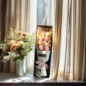 <span class=keywords><strong>Ramo</strong></span> <span class=keywords><strong>de</strong></span> Flores <span class=keywords><strong>de</strong></span> Jabón Artificial <span class=keywords><strong>de</strong></span> Alta Calidad con Luces LED para el Día <span class=keywords><strong>de</strong></span> San Valentín, Día <span class=keywords><strong>de</strong></span> la Madre, Halloween, Graduación, Caja <span class=keywords><strong>de</strong></span> Regalo 2026 - Product Image 5