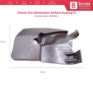 Garde-boue arrière gauche BSP1222-1 pour Sprinter 906 NCV3 Crafter MK1 2006-2017 A9068820204 Bross Auto Parts - Product Image 2