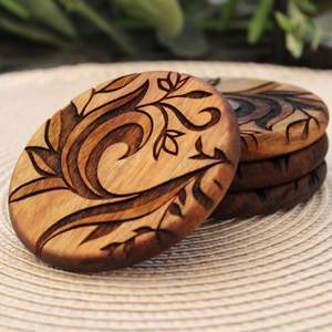 Juego de Posavasos de Alta Demanda, Posavasos de Madera Hechos a Mano de la India, Calidad Estándar, Hechos a Mano, Más Vendidos - Product Image 4