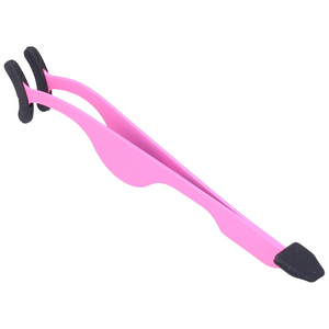 Applicateur de cils Pince à épiler personnalisée Couleur rose avec tampon en silicone Applicateurs de cils professionnels Pince à épiler - Product Image 5