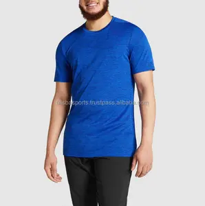 Prime Flex Herren Fitness-T-Shirt erweiterte Kurzarm mit einfarbigem Bedrucktruck schnelltrocknend Funktion veränderte Flexibilität atmungsaktivität