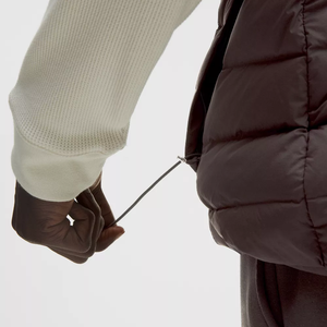 Chaleco acolchado Hip Hop Invierno Otoño Chaqueta Lona sólida Transpirable Cremallera Prendas de abrigo - Product Image 6