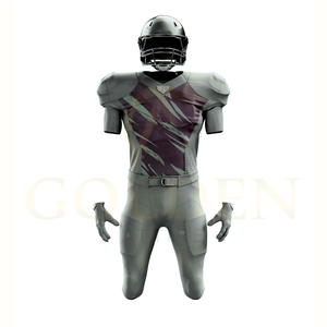 Nouveauté 2025, uniforme de football américain pour adultes de qualité supérieure, personnalisable, à la vente, 100% polyester, séchage rapide - Product Image 6