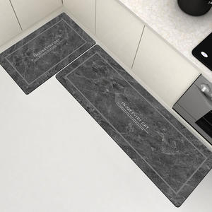 ชุดพรมครัวสั่งทำยอดนิยม ผ้าโพลีเอสเตอร์ดูดซับน้ำได้ดี พร้อมฐานยางกันลื่น บุด้วย PVC ทออย่างดี ซักเครื่องได้ - Product Image 2