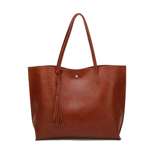 Bolso clásico de cuero auténtico para mujer, gran capacidad con forro con cremallera, bolsos de hombro grandes diarios, bolsos de compras para ordenador portátil A4, bolsas de viaje - Product Image 4
