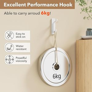 Extra Sticky Stainless Steel Self-Adhesive Wall Mounted Door <b>Hook</b> for Hanging <b>Towel</b> Coat Clothes Purse Hat & Keys - Product Image 4