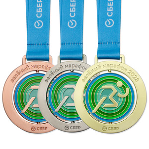 Pins Personalizados para Mascotas al por Mayor, Medallas <span class=keywords><strong>de</strong></span> Aleación <span class=keywords><strong>de</strong></span> Zinc 3D con Logotipo para Maratón y Carreras, Insignias <span class=keywords><strong>de</strong></span> Metal Esmaltadas Personalizadas - Product Image 2