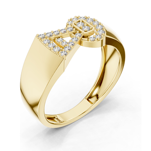 Anillo de Diamante Cultivado en Laboratorio de 0.254 CT para Mujer, Claridad VVS-VS EF, Oro de 18KT, 14KT, 10KT y Plata 925, Oro Rosa, Amarillo y Blanco - Product Image 5