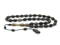 Manik-manik Tasbih Islami Berkualitas Tinggi yang Elegan dengan Tali Kuat, Buatan Tangan, Bulat, Sentuhan Nyata, untuk Penggunaan Sehari-hari.