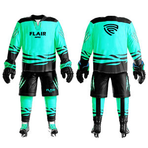 Vente en gros de maillots de hockey sur glace personnalisés en sergé maillots de hockey par sublimation personnalisés - Product Image 5