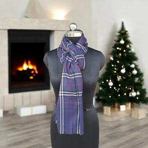 Modern Luxury Plaid Cashmere Pashmina Shawl Soft Winter <b>Wrap</b> Fashion <b>Scarf</b> for Women Party Wear Accessory Wholesale - Product Image 3