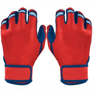 Gants de frappe de baseball en cuir véritable personnalisables, écologiques, légers, design flexible, entraînement, utilisation professionnelle en match - Product Image 6