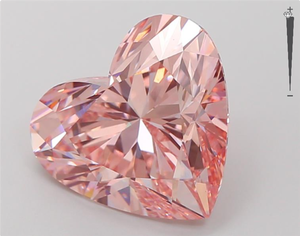 IGI Certified 6.10ct VS Lab Grown Pink Heart Cut Diamonds Excelentes piedras sueltas pulidas garantizadas - Product Image 1