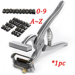 Pince de marquage pour petits animaux en alliage d'aluminium pour tatouage corporel, piercing et identification, outils vétérinaires, instrument pour porcs - Product Image 3