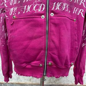 Alta fabricante cliente más demandado cremallera Sudadera con capucha color rosa impreso fábrica hecho precio barato sudaderas con capucha hombres sudaderas con capucha de los hombres - Product Image 2