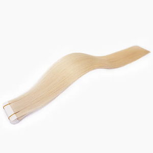 ผมต่อจากผมมนุษย์แท้แบบบราซิลเลียนผมต่อแบบนิ่มเป็นลูกไม้ HD พร้อมเทปผ้าพันผมสีบลอนด์สัมผัสด้วยมือ - Product Image 5