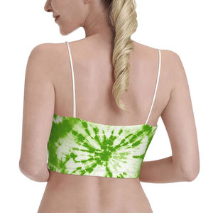 Sujetador deportivo de algodón para mujer, ropa de gimnasio y Yoga con relleno sin costuras, sujetador de Fitness Push-up con función transpirable para atletas femeninas - Product Image 5