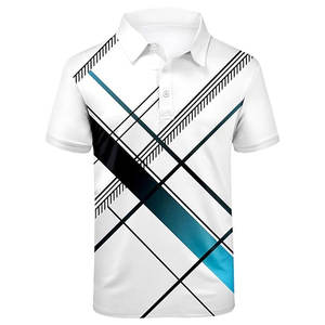 เสื้อโปโลคอปกนุ่มสำหรับผู้ชาย เหมาะสำหรับการแข่งขันกอล์ฟ การฝึกซ้อมในคลับ และการแต่งกายแบบลำลองสำหรับธุรกิจ - Product Image 1