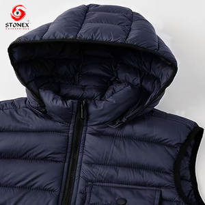 Chaleco Acolchado Informal Personalizado para Hombre, con Cremallera, Ligero, Abrigado para Invierno, Sin Mangas, Cortavientos, con Diseño de Logotipo Personalizado, Servicio OEM - Product Image 5