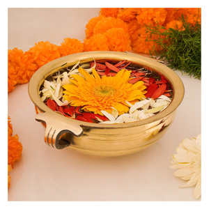 Urli โลหะตกแต่งเทศกาลดิวาลีทำจากทองเหลืองหลากสี2025ตามสั่งสำหรับตกแต่งบ้าน - Product Image 4