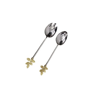 Ensemble de service de salade de couverts de dernière qualité avec poignée ensemble de cuillère et fourchette à salade en acier inoxydable de haute qualité - Product Image 4