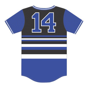 Camiseta de Béisbol con Rayas Negras de Phi Beta Sigma, Jersey de la Fraternidad Griega HBCU Divine Nine, 100% Poliéster de Malla - Product Image 3