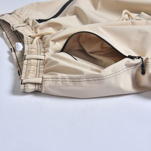 กางเกงคาร์โก้ขายาวสำหรับผู้ชายกางเกงคาร์โก้เอวยางยืดมีกระเป๋าขนาดใหญ่พร้อมเชือกทรงโอเวอร์ไซส์ออกแบบได้ตามต้องการ - Product Image 5