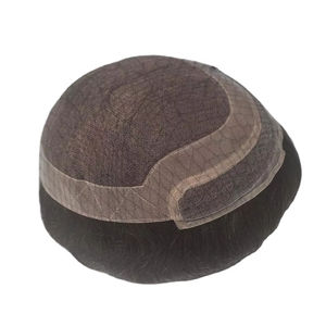 Prótesis Capilar de Cabello Humano con Encaje Frontal de Los Ángeles, Cabello Taz, Cabello BD, Parches de Prótesis Capilar - Product Image 4