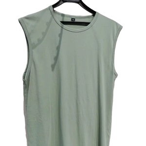 Chaleco Deportivo Transpirable sin Mangas para Hombre, con Logotipo Frontal, Venta al Por Mayor, Personalizado, 100% Algodón, Color Sólido, Ropa Deportiva - Product Image 3