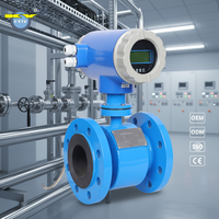 Medidor de Flujo Electromagnético con Revestimiento de Neopreno, Certificado CE, OEM ODM, 4-20mA RS485, para Suministro de Agua, Aguas Residuales y Otros Líquidos